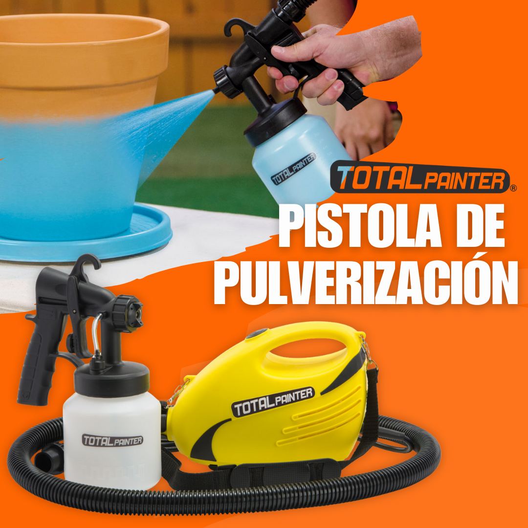 Pistola Pulverizadora de Pintura Eléctrica 900W con Acabado Profesional