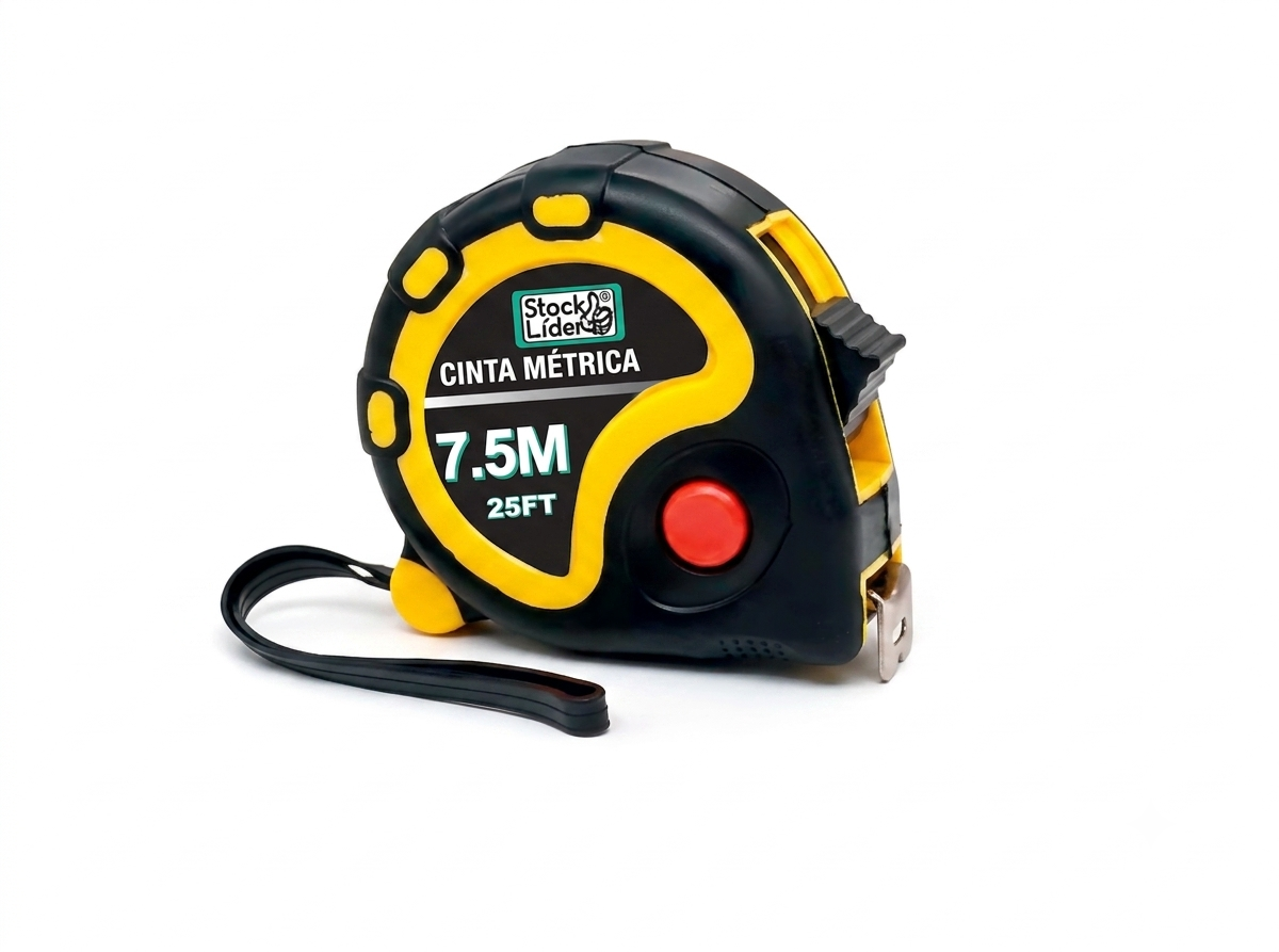 Cinta Métrica 7,5m con Freno y Gancho Magnético