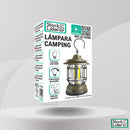 Lámpara de Camping LED Estilo Farol con Gancho