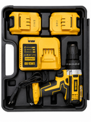 Kit de Herramientas Completo con Taladro de Impacto Inalámbrico