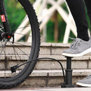 Bomba de Pie con Manómetro para Bicicleta, Coche y Balones